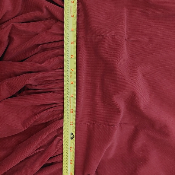 Laura Ashley Burgundy Long Sleeve Dress - Picture 9 of 13